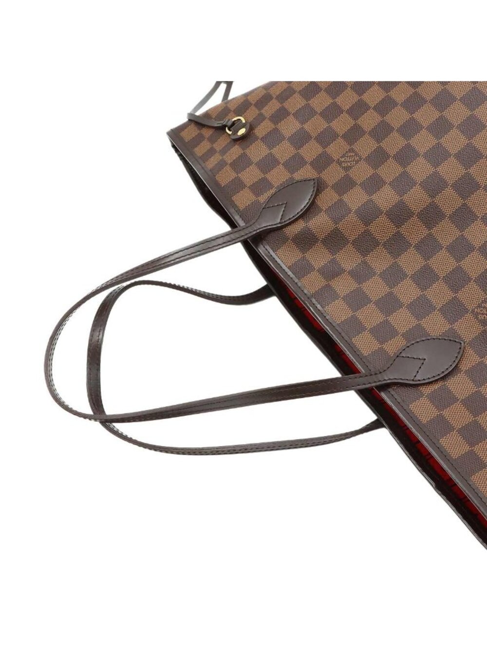 Louis Vuitton Damier Neverfull GM Tote Ebene Cerise Gold - Picture 5 of 9